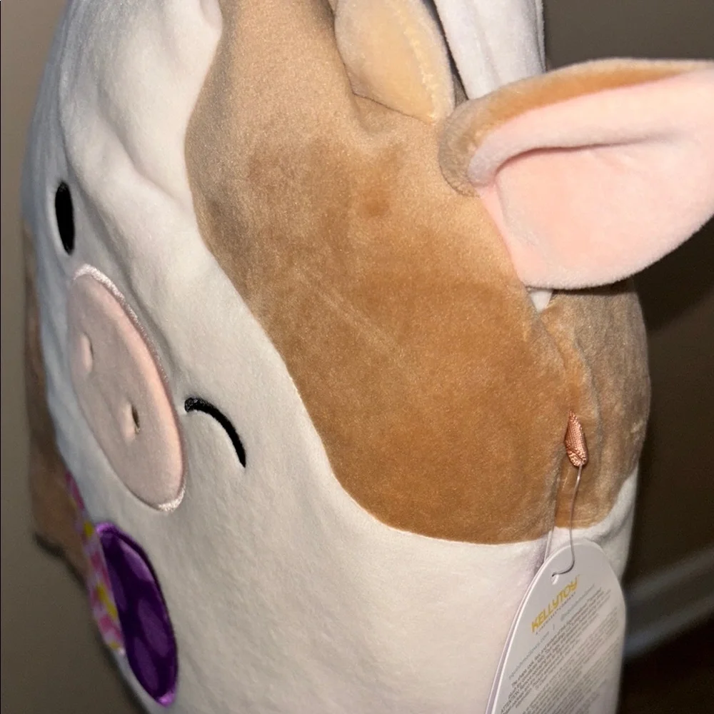 SquismallowCow Plush Basket , Torsten (nwt) Ronnie the cow